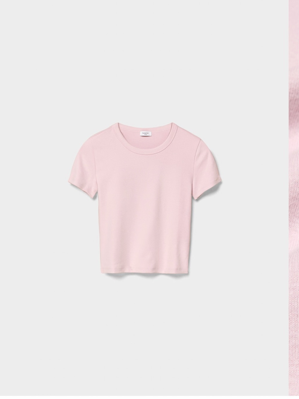 Women’s Aritzia Sunday Best Little Ripple Pink Short Sleeve Tee